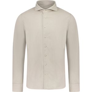 Profuomo  Overhemd Beige Heren Maat 38 - PP2H00008B . - All Season - 50% katoen + 50% polyester