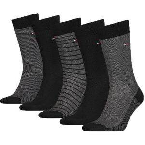 Tommy Hilfiger Sokken Zwart Maat 43-46 - 701220144 002 -  - 100% Katoen