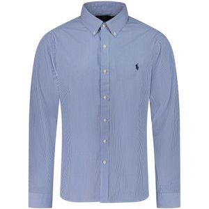 Polo Ralph Lauren  Overhemd Blauw Heren Maat XS - 710-705269 ST 003 - All Season - 100% Katoen