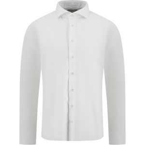 Profuomo  Overhemd Wit Heren Maat 42 - PP2H00010A WHITE - All Season - 100% Katoen
