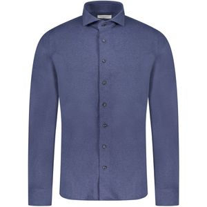 Profuomo  Overhemd Blauw Heren Maat 37 - PP0H0A048 NAVY - All Season - 100% Katoen