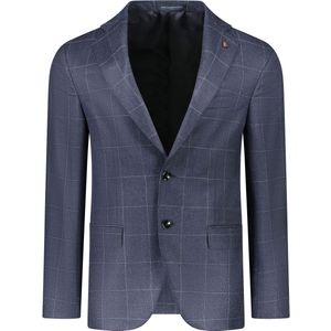 Sartoria Latorre Kostuum Blauw Maat 48 - A088EF-QG1123-8R 100 - Herfst-Winter - 100% Wol