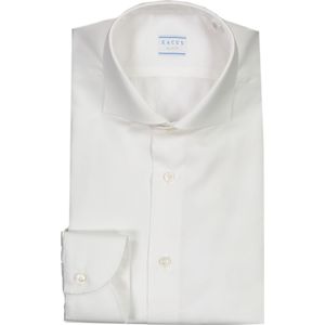 Xacus Overhemd Wit Heren Maat 45 - WF526ML/11363 001 - All Season - 100% Katoen
