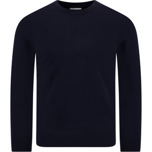 Profuomo  Trui Blauw Heren Maat L - PP2J00008A NAVY - All Season - 56% tencel + 20% katoen + 20% nylon + 4% zijde