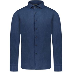 Xacus Overhemd Blauw Heren Maat 38 - 722ML/61185 016 - All Season