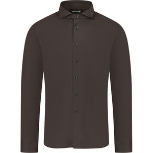 Xacus Overhemd Bruin Heren Maat 41 - ACT520ML/11460 ST 045 - All Season