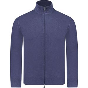 Gran Sasso  Vest Blauw Heren Maat 46 - 55144/22792 st 905 - All Season - 100% Scheerwol