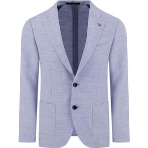 Sartoria Latorre Colberts Blauw Maat 48 - UH0343-8R 701 5 - Lente-Zomer - 60% Linnen + 40% Wol