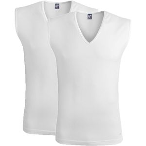 Alan Red T-shirt Wit Heren Maat S - Occident wit - All Season - 93% Katoen + 7% Elestan