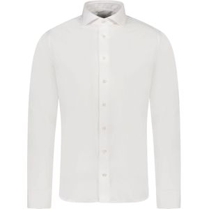 Profuomo  Overhemd Wit Heren Maat 37 - pp2h00005a White - All Season - 100% Katoen