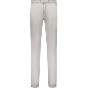 Tramarossa Broek Grijs Heren Maat 30 - G125 LUIS SLIM OLD 0500 Sea Foam - All Season - 87% Katoen + 9% Polyester + 4% Elastan