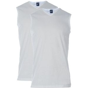 Alan Red T-shirt Wit Heren Maat L - minto ST 0 - All Season - 100% Katoen