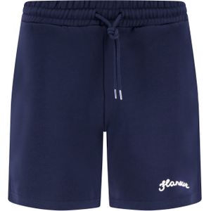 Flaneur Korte Broek Blauw Heren Maat XS - FNOS928 SIGNATURE SHORTS NAVY - All Season - 100% Katoen
