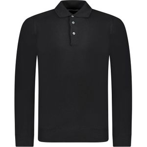 Gran Sasso  Trui Zwart Heren Maat 46 - 55112/14290 st 099 - All Season - 100% Wol