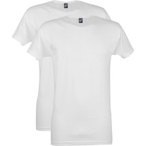 Alan Red T-shirt Wit Heren Maat S - vermont st White - All Season - 100% Katoen