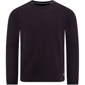 Tommy Hilfiger Sweater Zwart Heren Maat XS - DM0DM18435. BDS BLACK - All Season - 100% Katoen