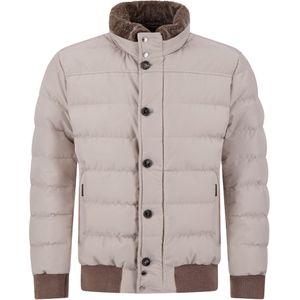 Moorer Jassen/Donsjassen - Maat 54 - MOUBO100180-TEPA012 U0033 STONE Herfst-Winter