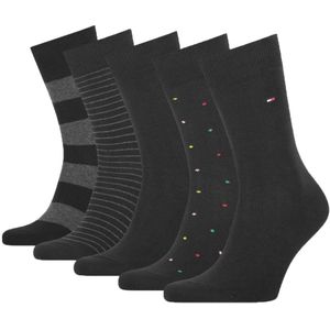 Tommy Hilfiger Sokken Zwart Maat 39-42 - 701210550002 BLACK -  - 100% Katoen