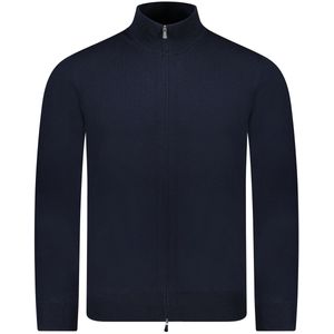 Gran Sasso  Vest Blauw Heren Maat 48 - 55144/14290 ST 598 - All Season - 100% Lana Wool