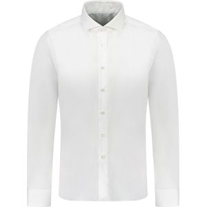 Xacus Overhemd Wit Heren Maat 40 - WF520ML/61813 001 - All Season - 100% Katoen