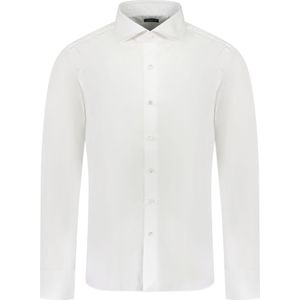 Finamore Napoli Overhemd Wit Heren Maat 39 - 140001c014701bt901 Wit - All Season - 100% Katoen
