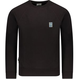 Filling Pieces Sweater Zwart Heren Maat S - 8051373 1268 PAVEMENT - All Season - 100% Katoen