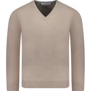 Gran Sasso  Trui Beige Heren Maat 48 - 55115/14290 ST 018 - All Season - 100% Lana Wool