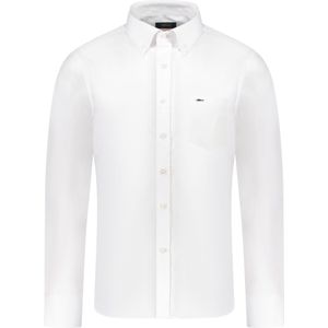 Paul & Shark Overhemd Wit Heren Maat 38 - COP3000 010 - All Season - 100% Katoen