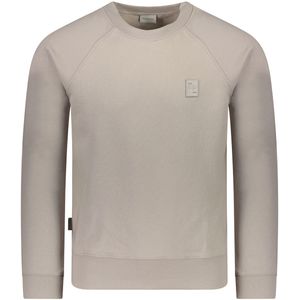 Filling Pieces Sweater Beige Heren Maat S - 8051373 1932 COOL GREY - All Season - 100% Katoen