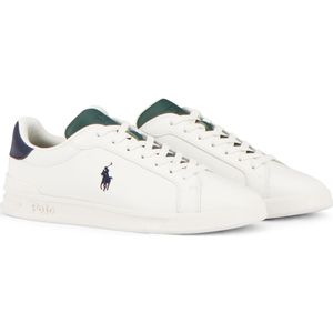Polo Ralph Lauren  Sneaker Wit Heren Maat 42 - 809949791 002 WHITE/NAVY/FOREST - Herfst-Winter