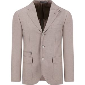 Corneliani Colberts Beige Maat 48 - 25X595-2518264 035 - Lente-Zomer - 55% zijde + 45% wol