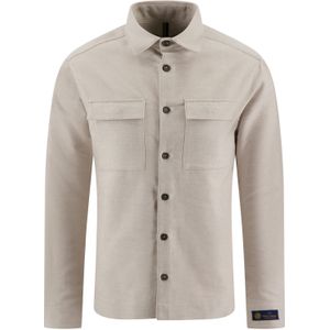 Paul & Shark Overhemd Beige Heren Maat M - 15313346 629 - Herfst-Winter - 89% katoen + 11% cashmere