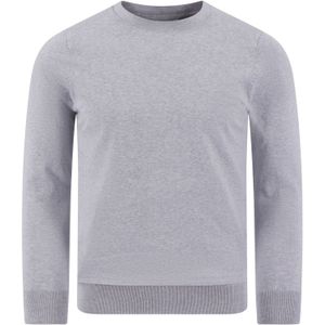 Profuomo  Trui Grijs Heren Maat M - PP2J00008B LIGHT GREY - All Season - 56% tencel + 20% katoen + 20% nylon + 4% zijde