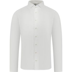 Profuomo  Overhemd Wit Heren Maat 37 - PP2HC0038 WHITE - All Season - 100% Katoen