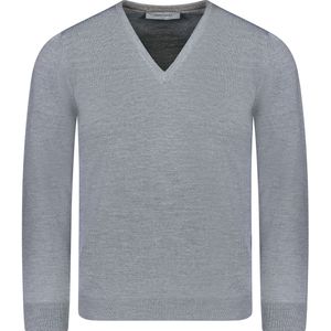 Gran Sasso  Trui Grijs Heren Maat 46 - 55115/14290 ST 071 - All Season - 100% Lana Wool