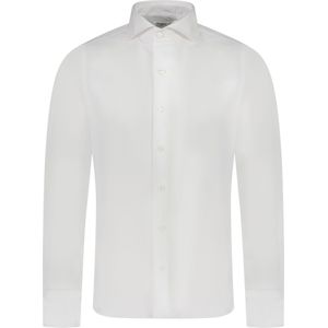 Finamore Napoli Overhemd Wit Heren Maat 38 - 019625-c0039-01 BT901 - All Season - 100% Katoen