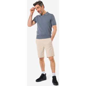 HEMA Heren Chino Short Lichtgrijs (lichtgrijs)