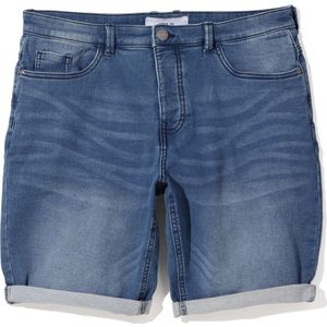 HEMA Herenshort Jogdenim Middenblauw (middenblauw)