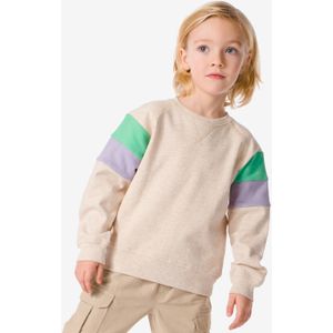 HEMA Kindersweater Met Kleurblokken Beige (beige)