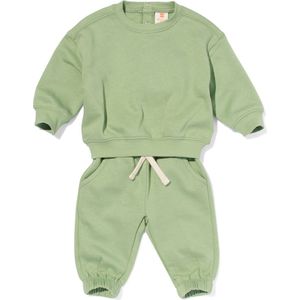 HEMA Baby Kleding Sweatset Groen (groen)