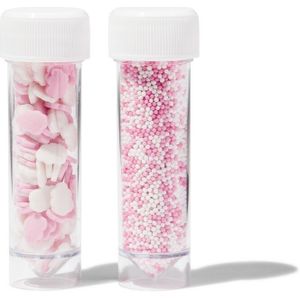 HEMA Versierplezier Eetbare Sprinkles - Babyfeest Roze