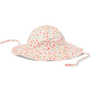 HEMA Baby Zonnehoed Katoen Met Bloemen Multi (multi)