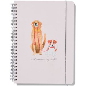 HEMA Notitieboek A5 Gelinieerd Honden