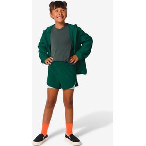 HEMA Kinder Korte Sportbroek Met Legging Donkergroen (donkergroen)