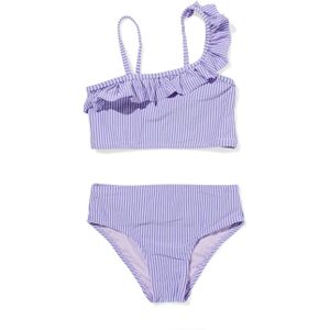 HEMA Kinderbikini Seersucker Lila (lila)