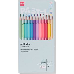 HEMA Kleurpotloden Pastel - 12 Stuks