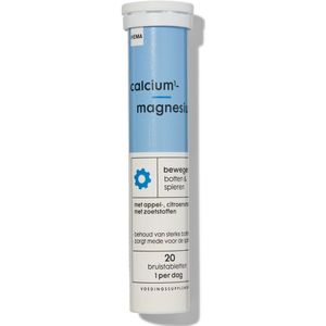HEMA Calcium-magnesium Bruistabletten - 20 Stuks