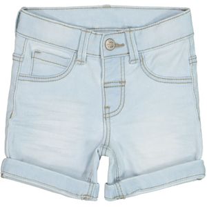 HEMA Baby Jogdenim Short Lichtblauw (lichtblauw)