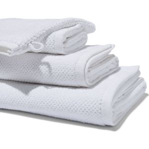 HEMA Handdoeken Tweedekans Recycled Katoen Wit (wit)