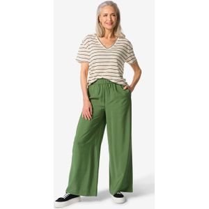 HEMA Damesbroek Saint Wide Leg Groen (groen)